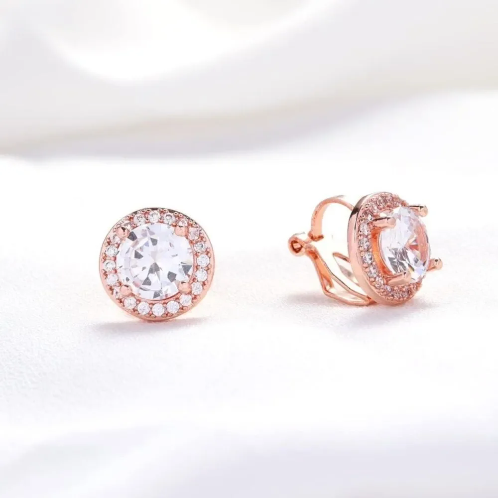 BijouStudios Clip On Earrings rose gold